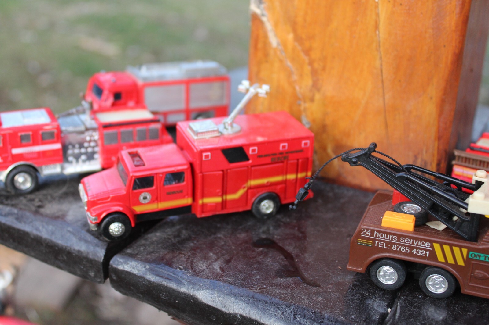 Road Champs Philly Fire Schylling Kintoy Tow Maisto Ford Tonka Truck Car Lot