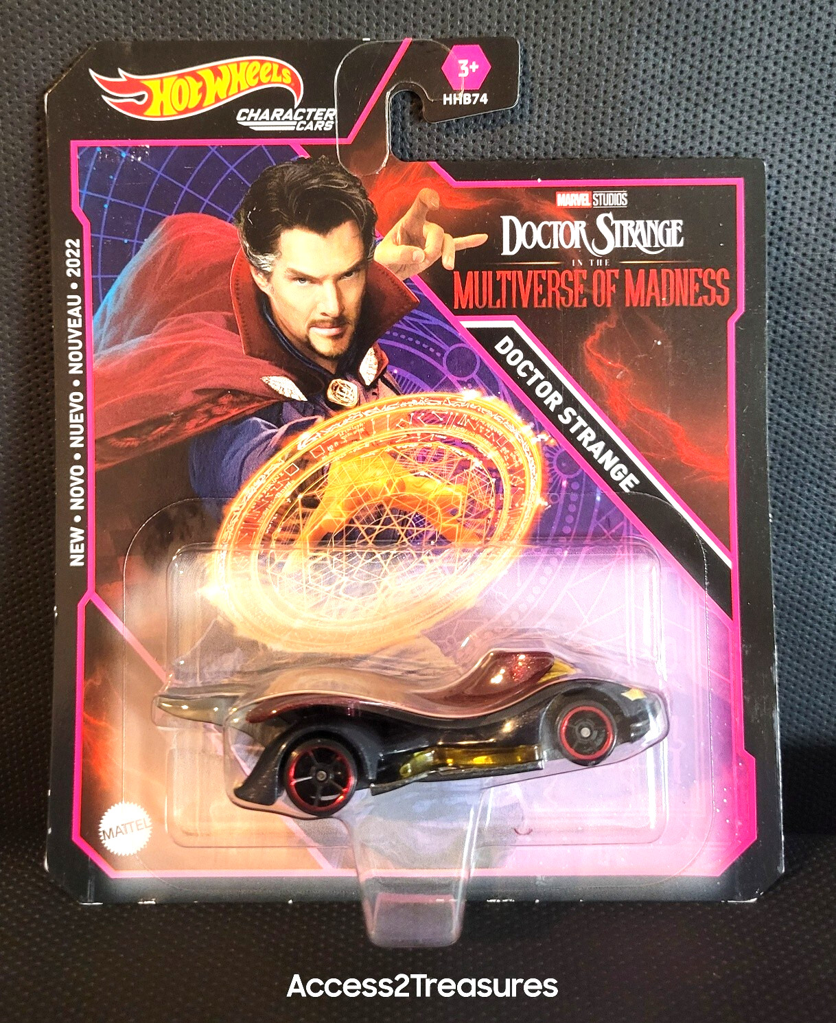 2022 Hot Wheels Doctor Strange Character Car – Marvel