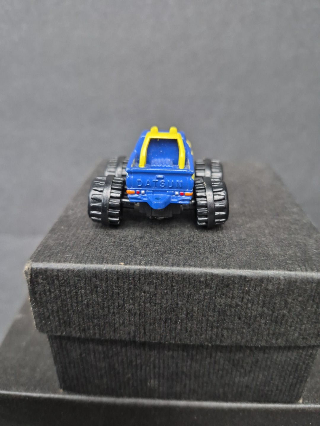 Micro Machines Blue And Yellow Datsun Monster Truck Vintage 1987