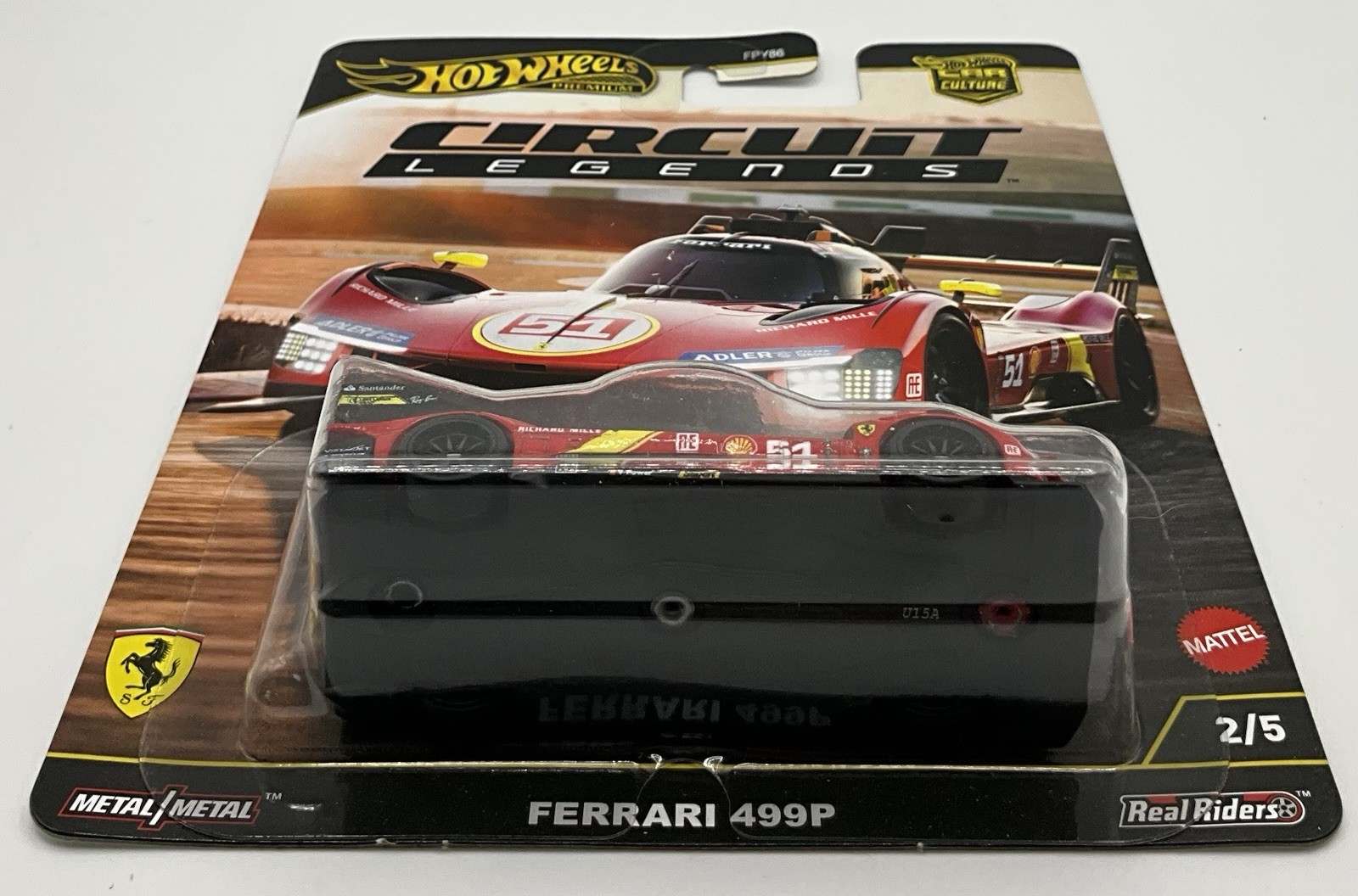 2025 Hot Wheels Premium Car Culture Circuit Legends Ferrari 499P #2