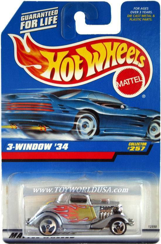 1998 Hot Wheels #257 3-Window ’34