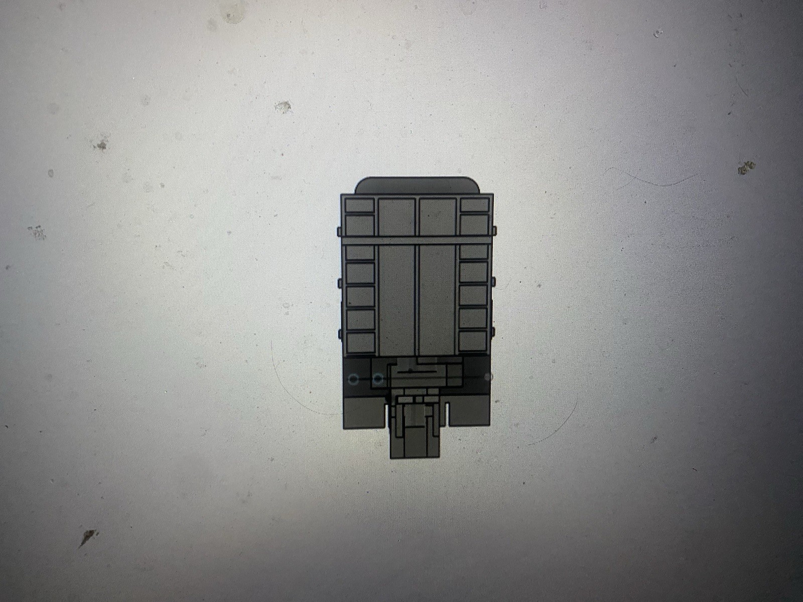 1/16 Scale ferbus jaula 2 Axel Trailer