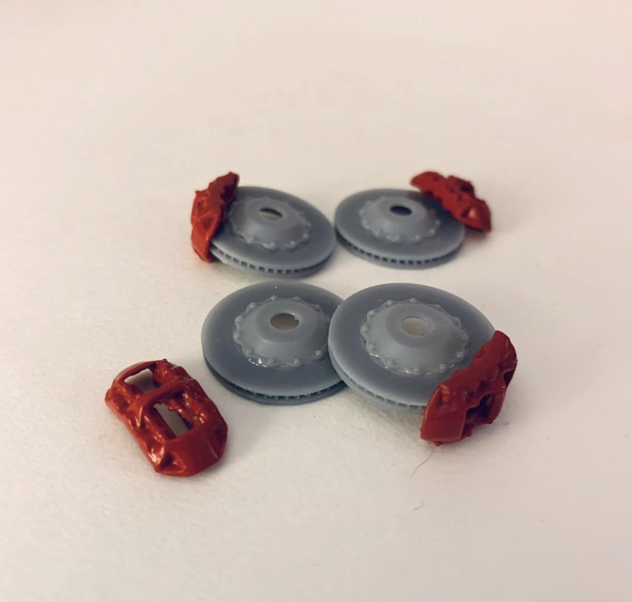 1:16 Brembo Disk Brakes With Calipers (set Of 4)