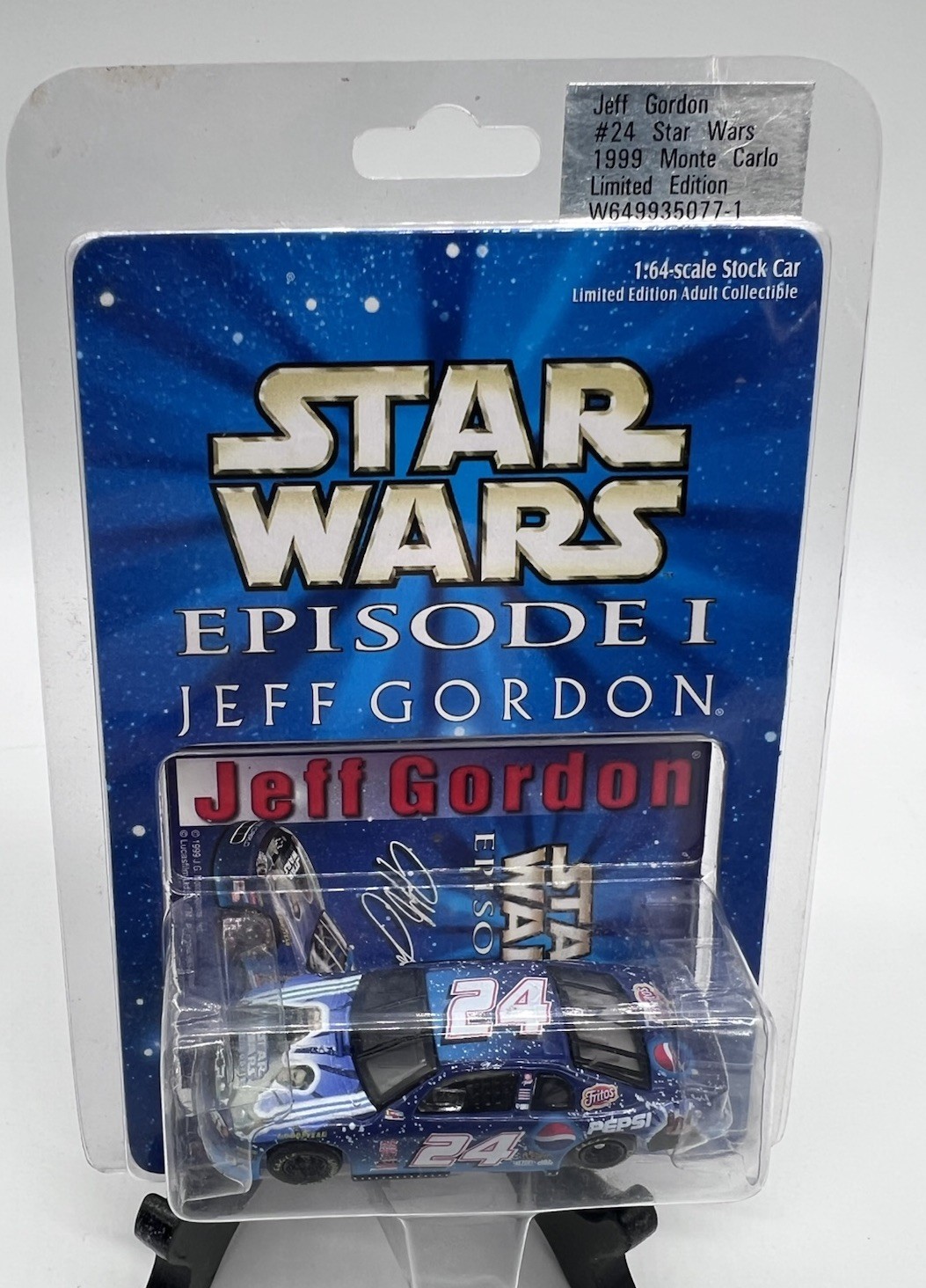 1999 Action Jeff Gordon Star Wars Scale Model Car 1:64 NASCAR Sealed