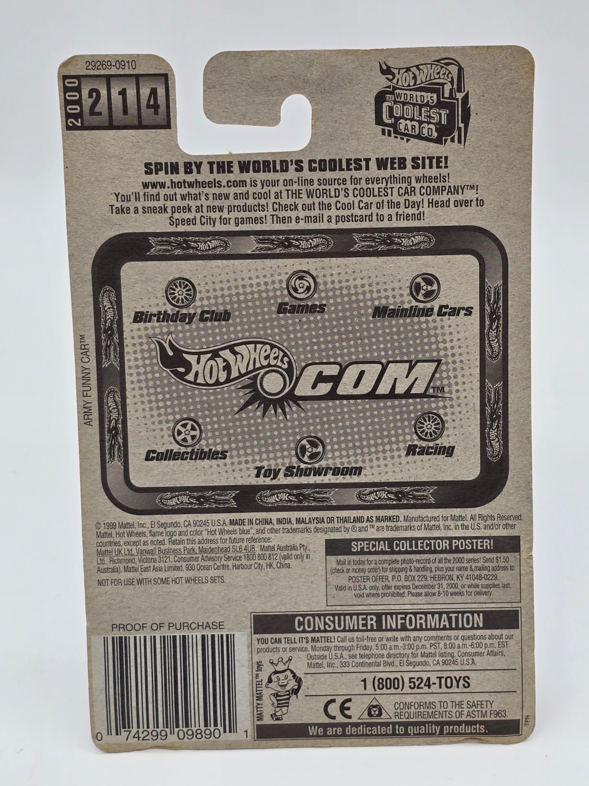 Hot Wheels – Super Comp Dragster – Yellow