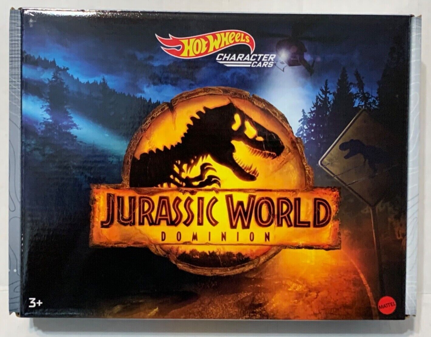 Hot Wheels Jurassic World Dominion Character Car 5 Pack Box Set