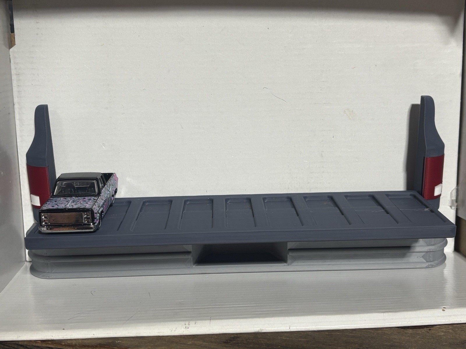 Chevy Silverado Square Body 3d Printed Shelf To Hold Diecast Cars