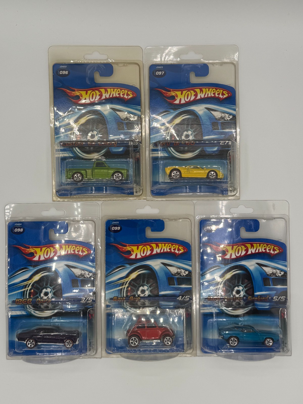 2006 HOT WHEELS Red Line Complete Series all 5 cars in series