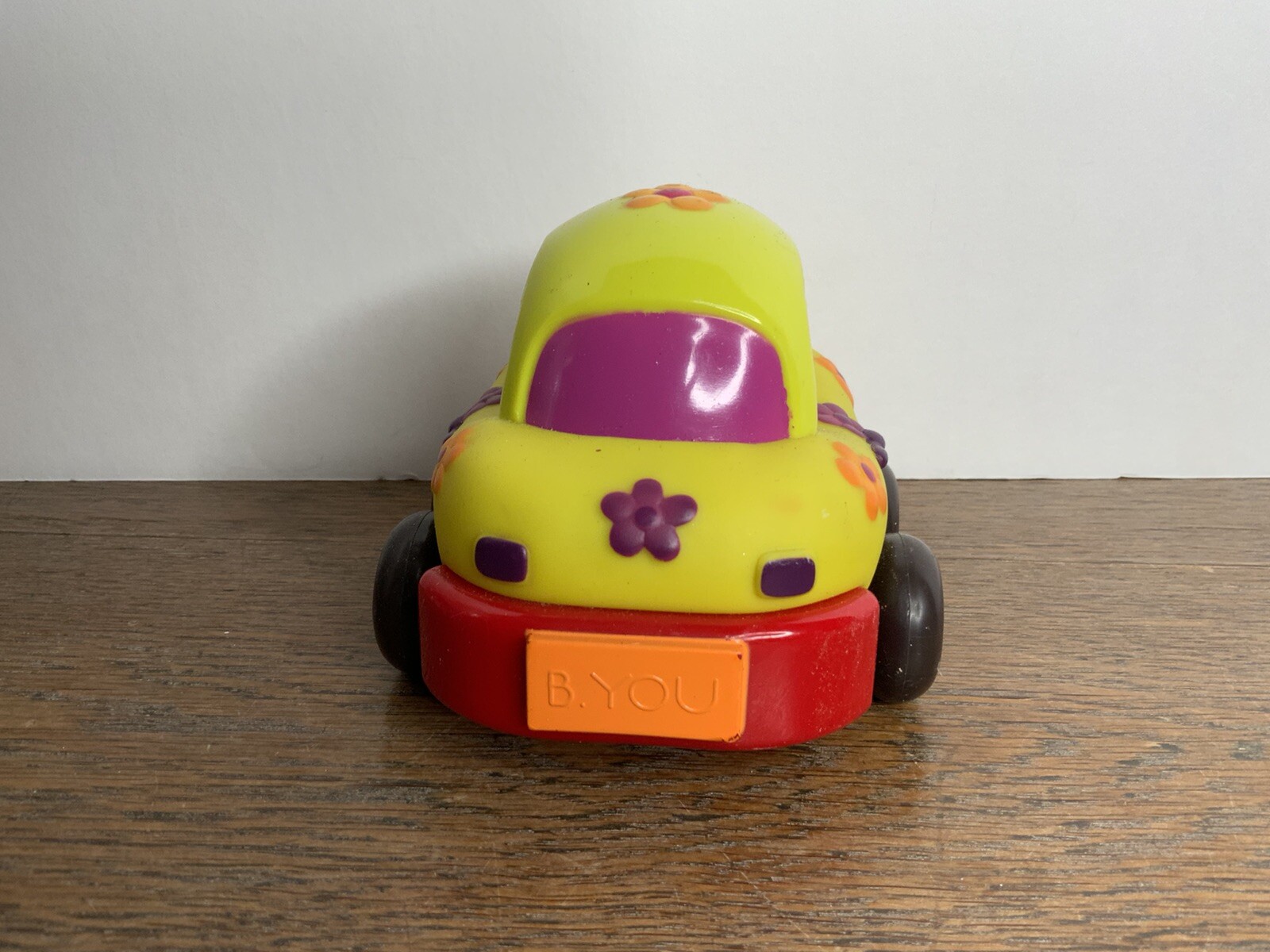 My B Toy Battat Bug Car Pull Back Wind Up Powered Interactive Toddler Baby Toy