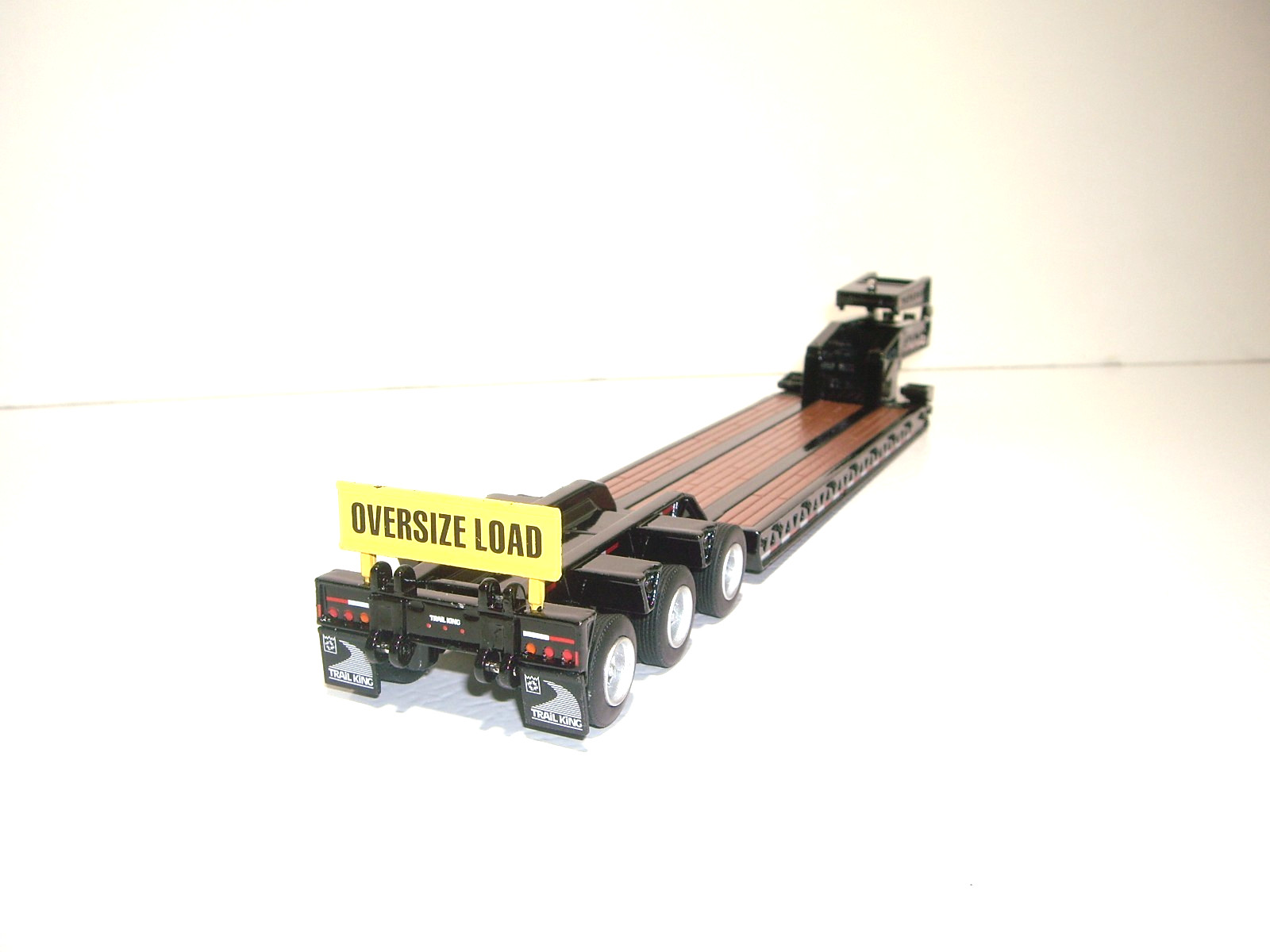 DIECAST MASTERS 1/64 BLACK TRAILKING TK170 LOWBOY JEEP BOOSTER SAME SCALE AS DCP