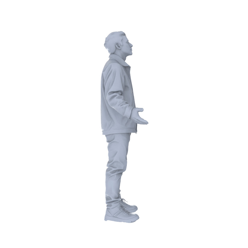 MRY-SFW 1/64/87 Modern Street Style Figure HO N Scale Miniatures Diorama Resin