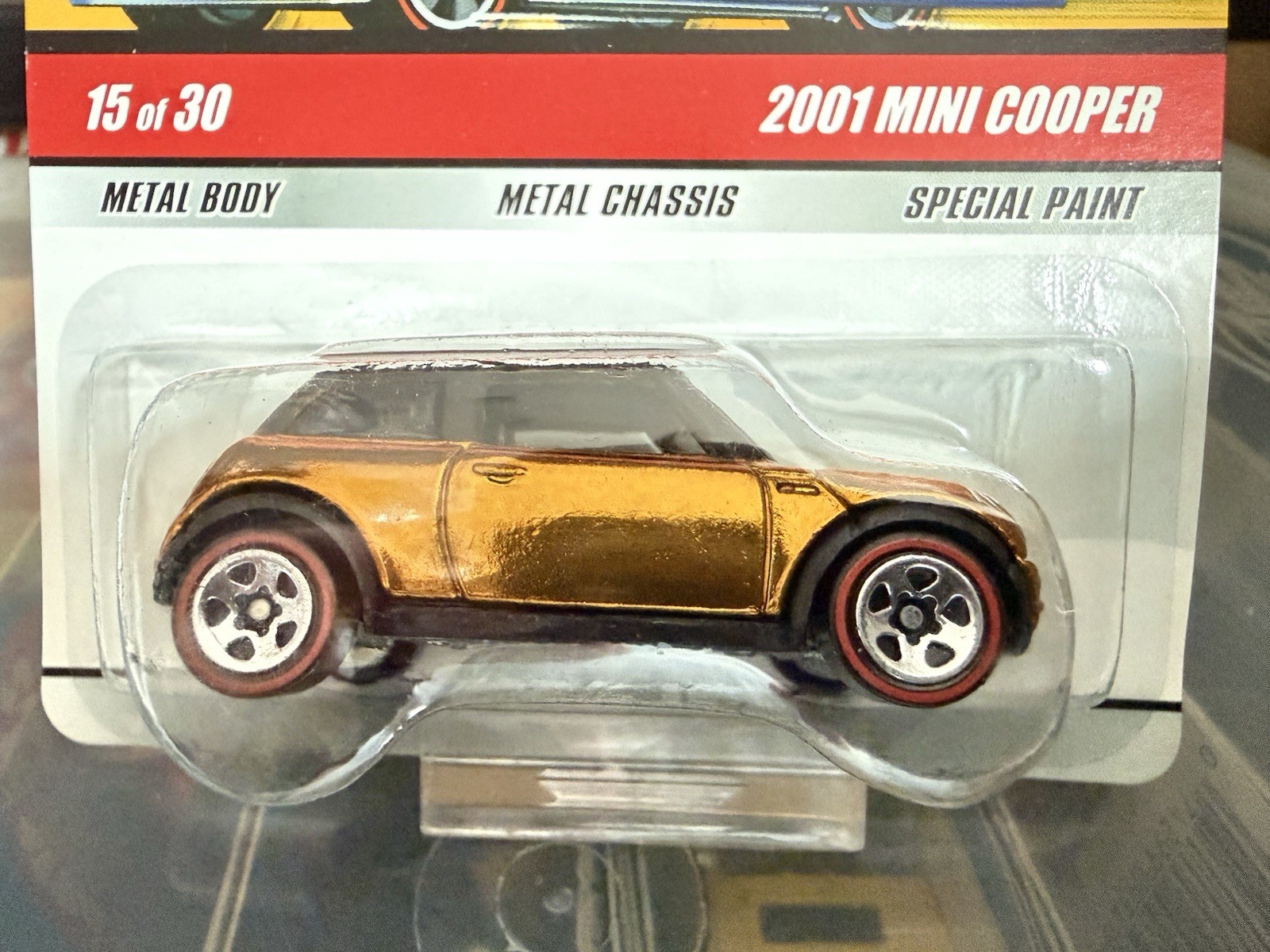 Hot Wheels Classics Series 5 2001 Mini Cooper, Gold, BP