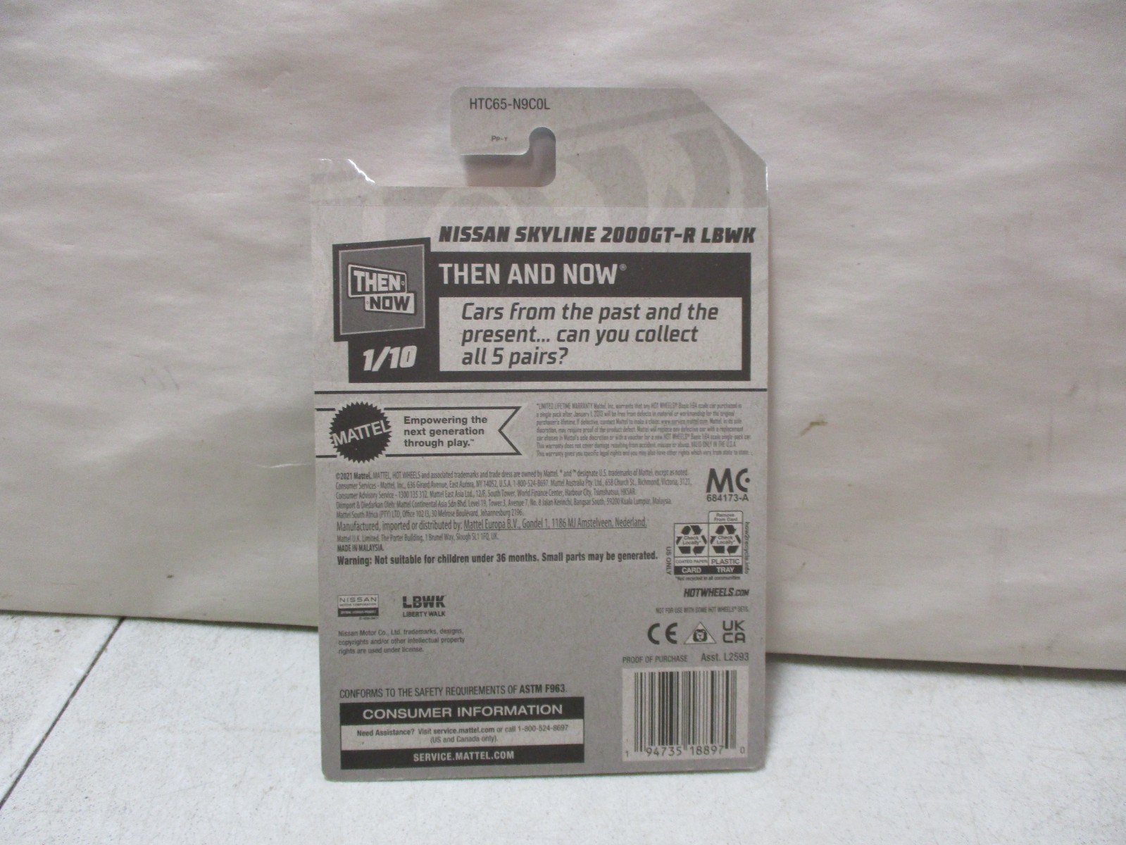 Hot Wheels Nissan Skyline 2000 GT-R LBWK Then and Now