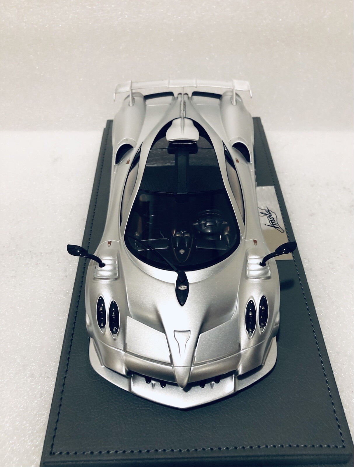 1/18 BBR Pagani Imola Titanium Matt Silver limited 200 PCs with case