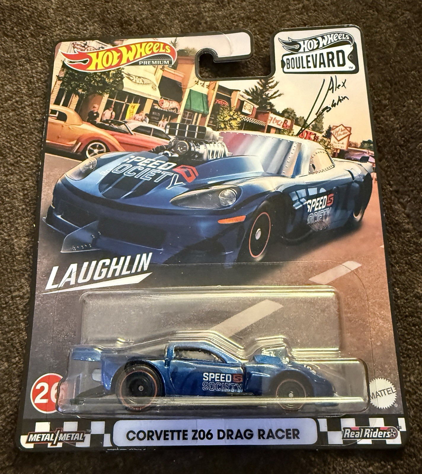 Hot Wheels 1:64 Corvette Z06 Drag Racer Diecast Car – GRL96