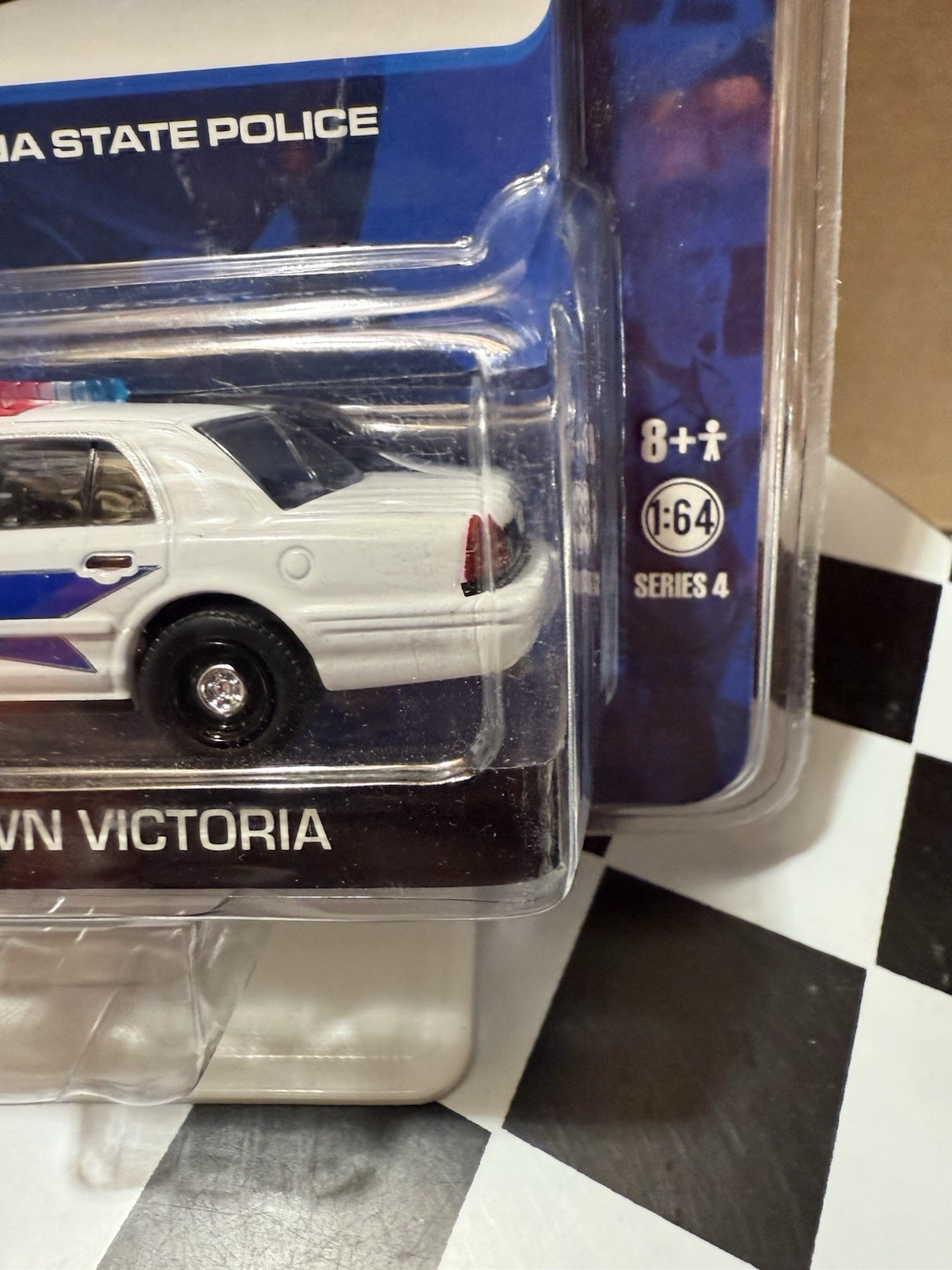 RARE* Hot Pursuit INDIANA STATE 2008 Ford Crown Vic Interceptor 1/64 Series 4