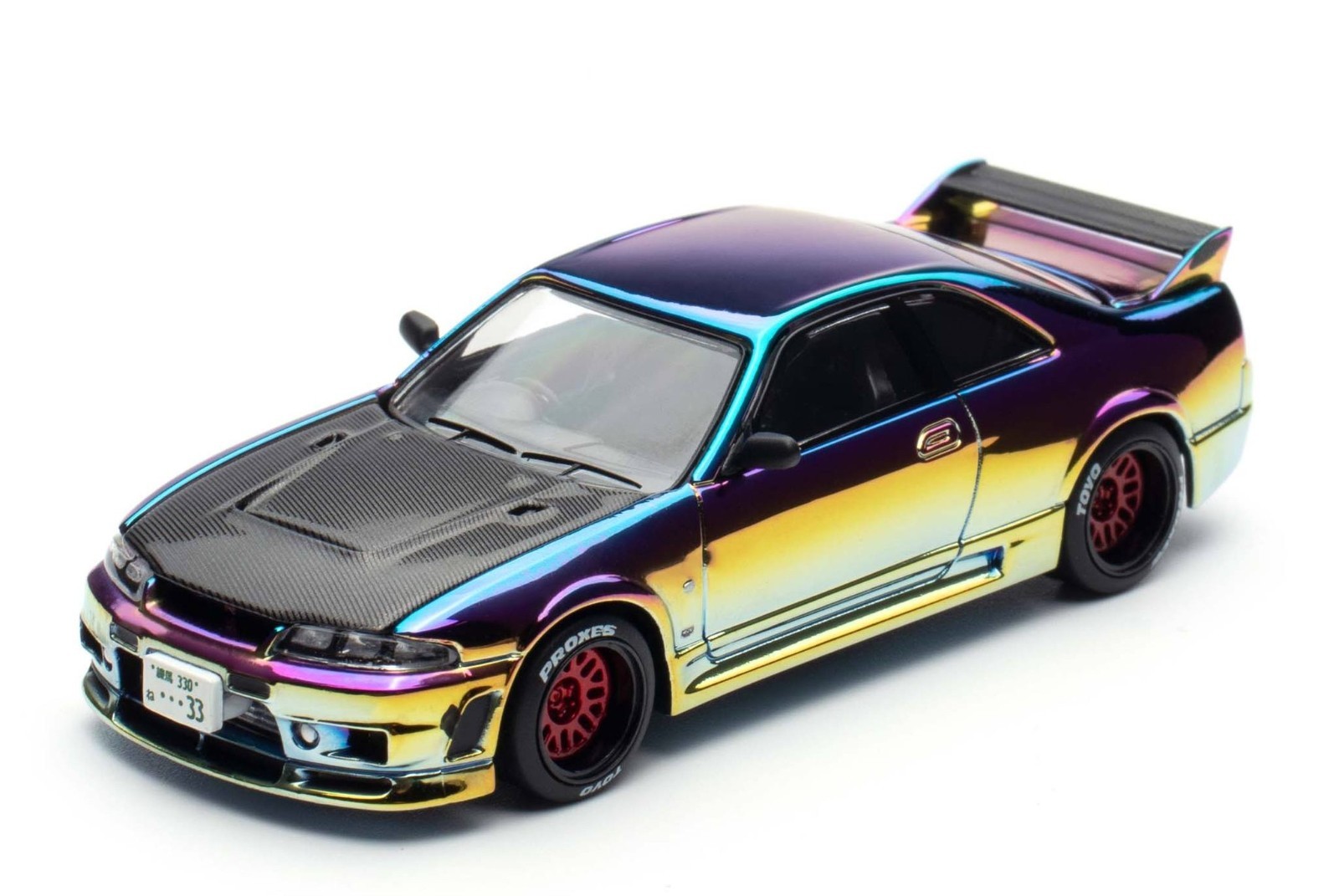 Pop Race Xcartoys 1:64 Nissan Skyline GT-R R33 Magic Color APAxpo 2025 PR640427