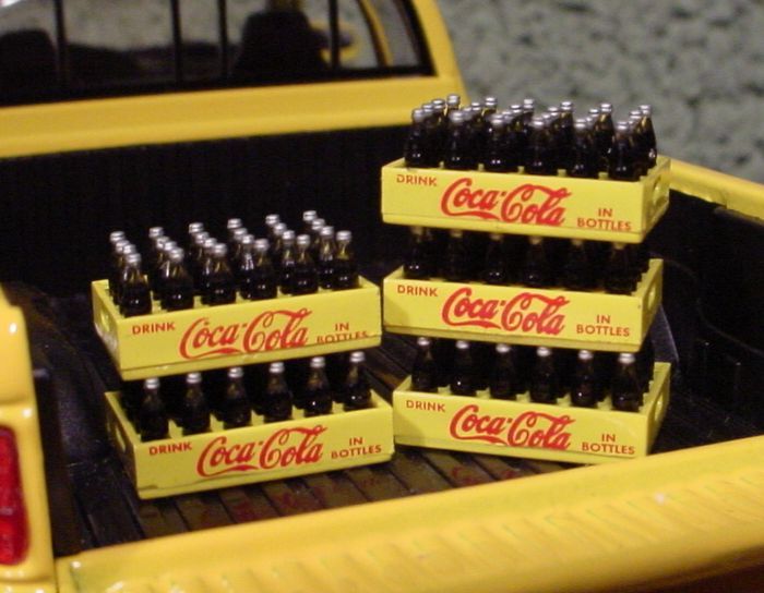 Coke Delivery Truck 1/24 w Custom Accessory Grouping