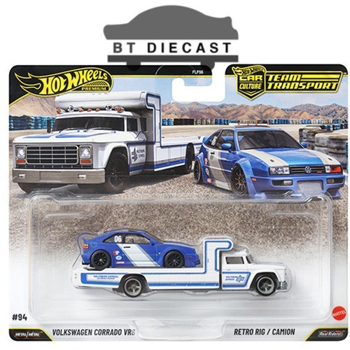 HOT WHEELS CULTURE TEAM TRANSPORT 2026 1/64 VW CORRADO & RETRO RUG FLF56-957 L