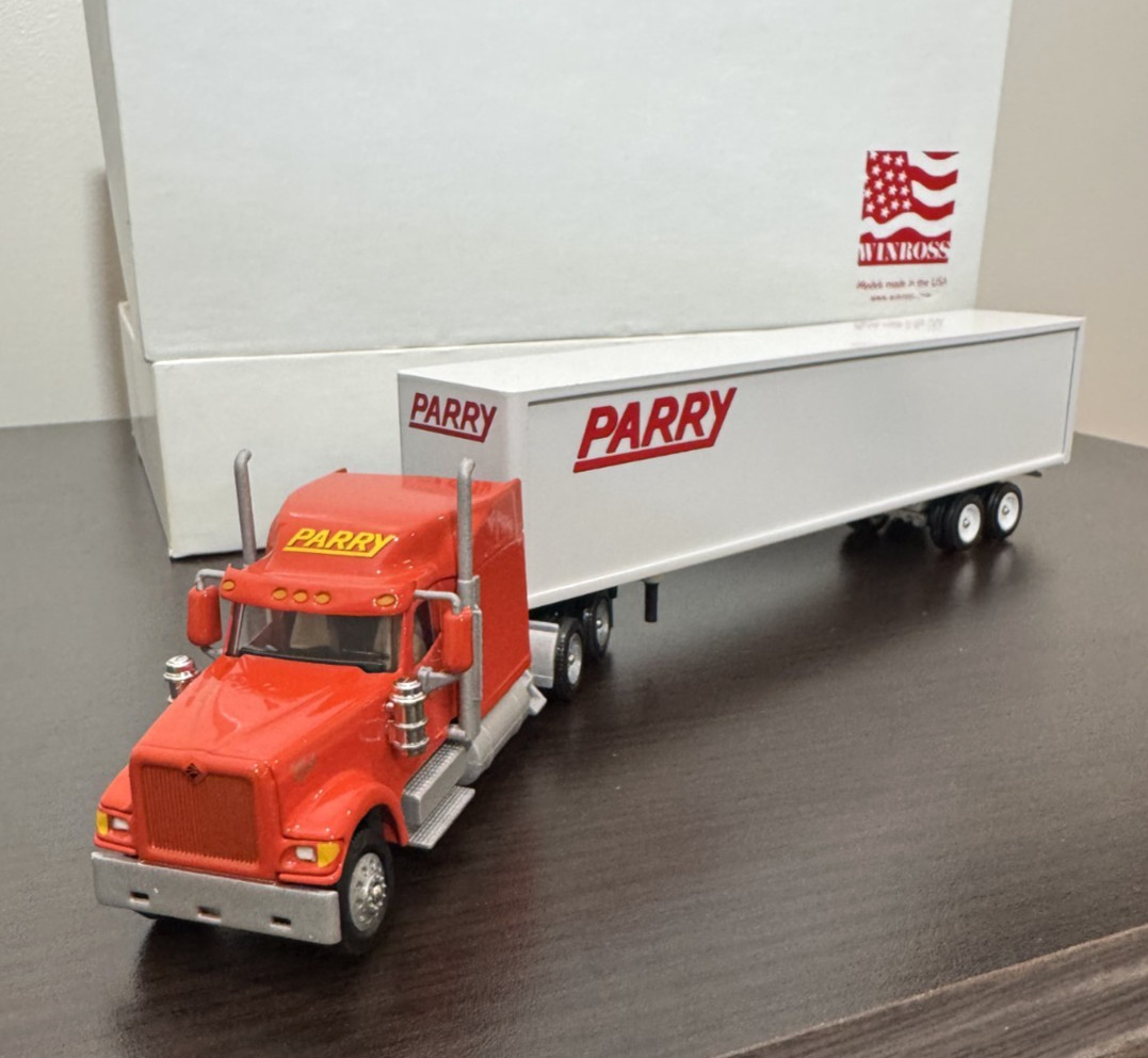 Parry Trucking 2002 Winross Truck International Eagle – Orange Tractor – SAMPLE