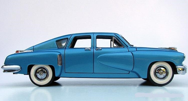 Tucker Built Vintage Classic Dream Concept 1:24 Promo Car Carousel TURQ Model
