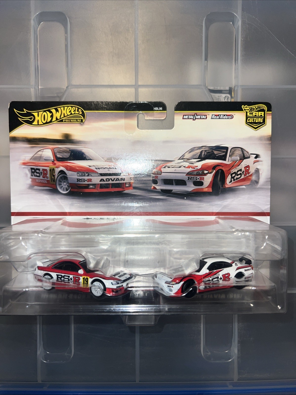 Hot Wheels Premium Car Culture Two Pack Nissan 240SX S14 & Nissan Silvia S15