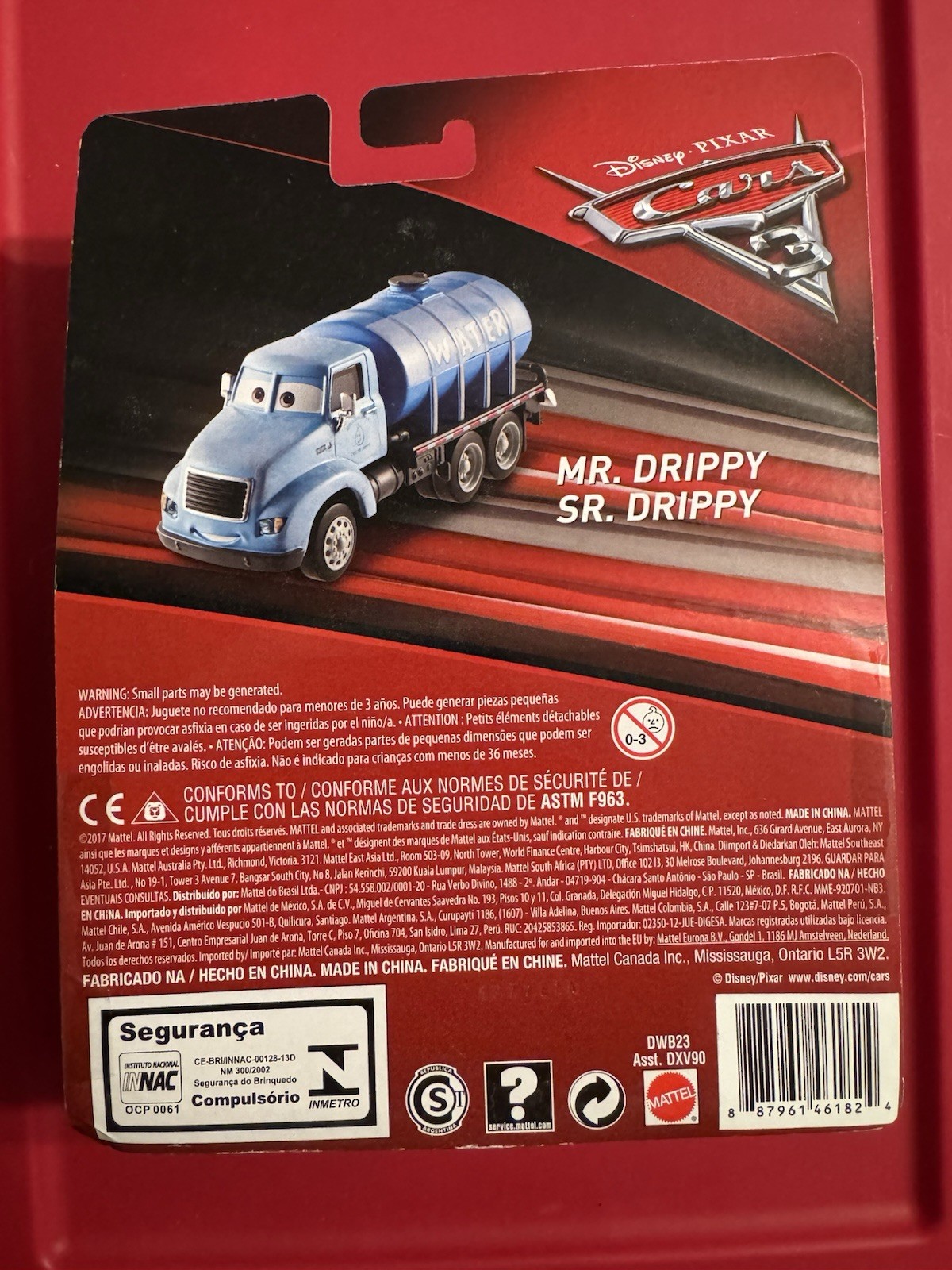 2017 Mattel Disney Pixar Cars 3 MR. DRIPPY Deluxe Vehicle Crazy 8 Demo Derby