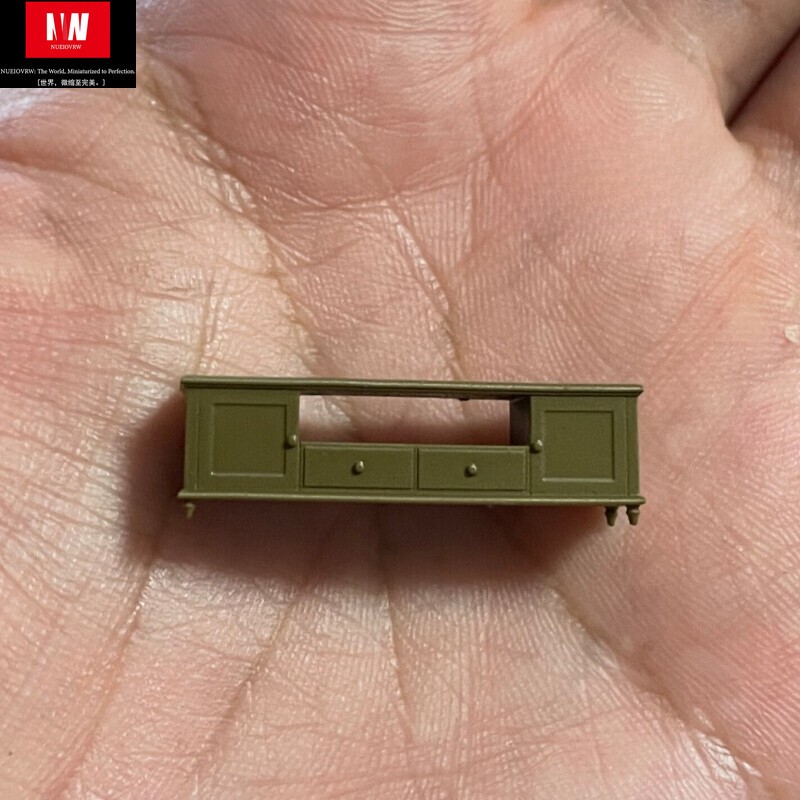 Diorama 1/64 Garage TV Cabinet Model Repair Workshop Scene Accessories Props
