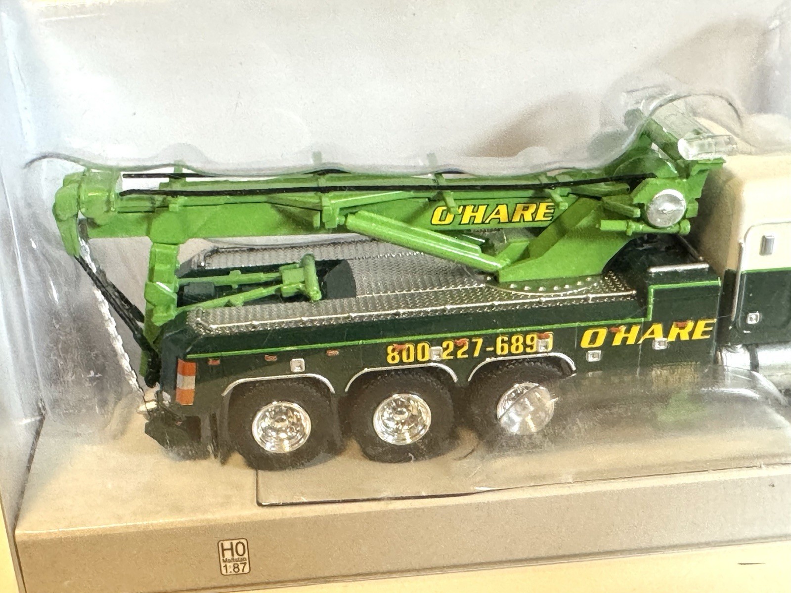 Rare! 1/87 BREKINA Peterbilt 359 379 389 Rotator Heavy Wrecker Tow Truck O’HARE