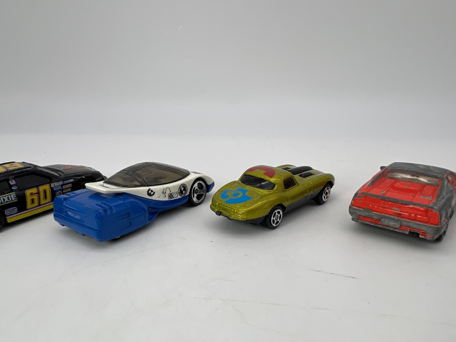 Mixed Lot of (9) Die Cast / Plastic Cars Various Condition and Brands