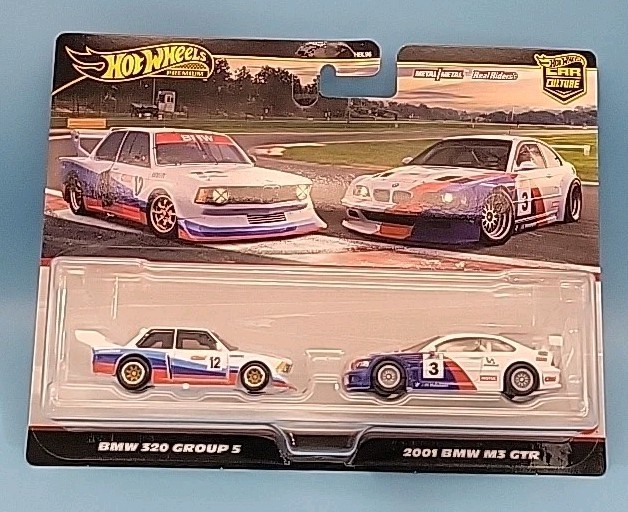 Hot Wheels Premium 2025 2-Pack BMW 320 Group 5 & 2001 BMW M3 GTR 1:64 NEW