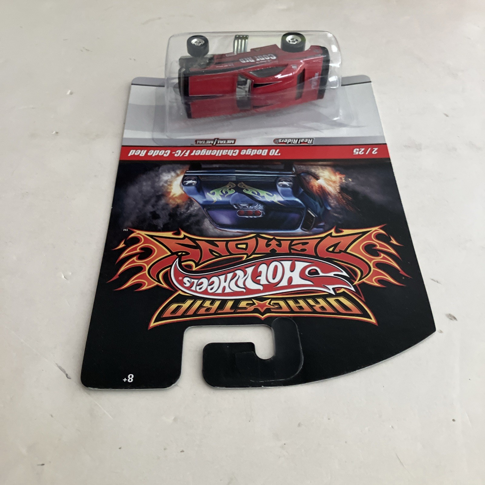 HOT WHEELS Drag Strip Demons ‘70 Dodge Challenger F/C- Code Red 2/25