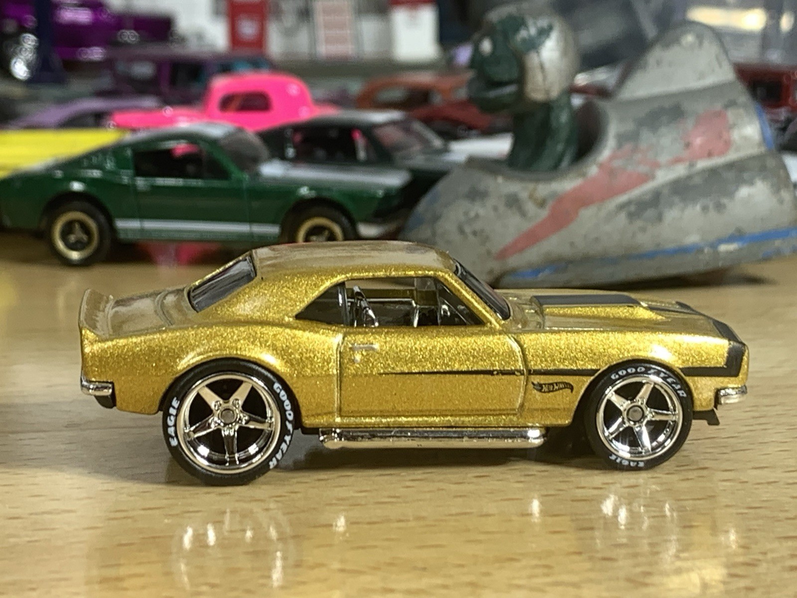 Hot Wheels ’67 Chevy Camaro Custom Wheel Swap Hot Rod Street Machine