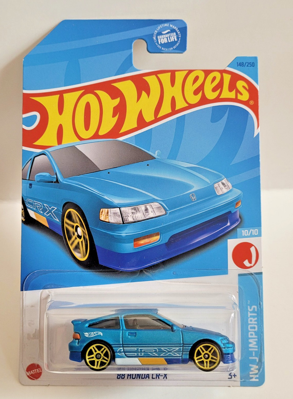 Hot Wheels 2023 HW J-Imports ’88 Honda CR-X Matte Light Blue
