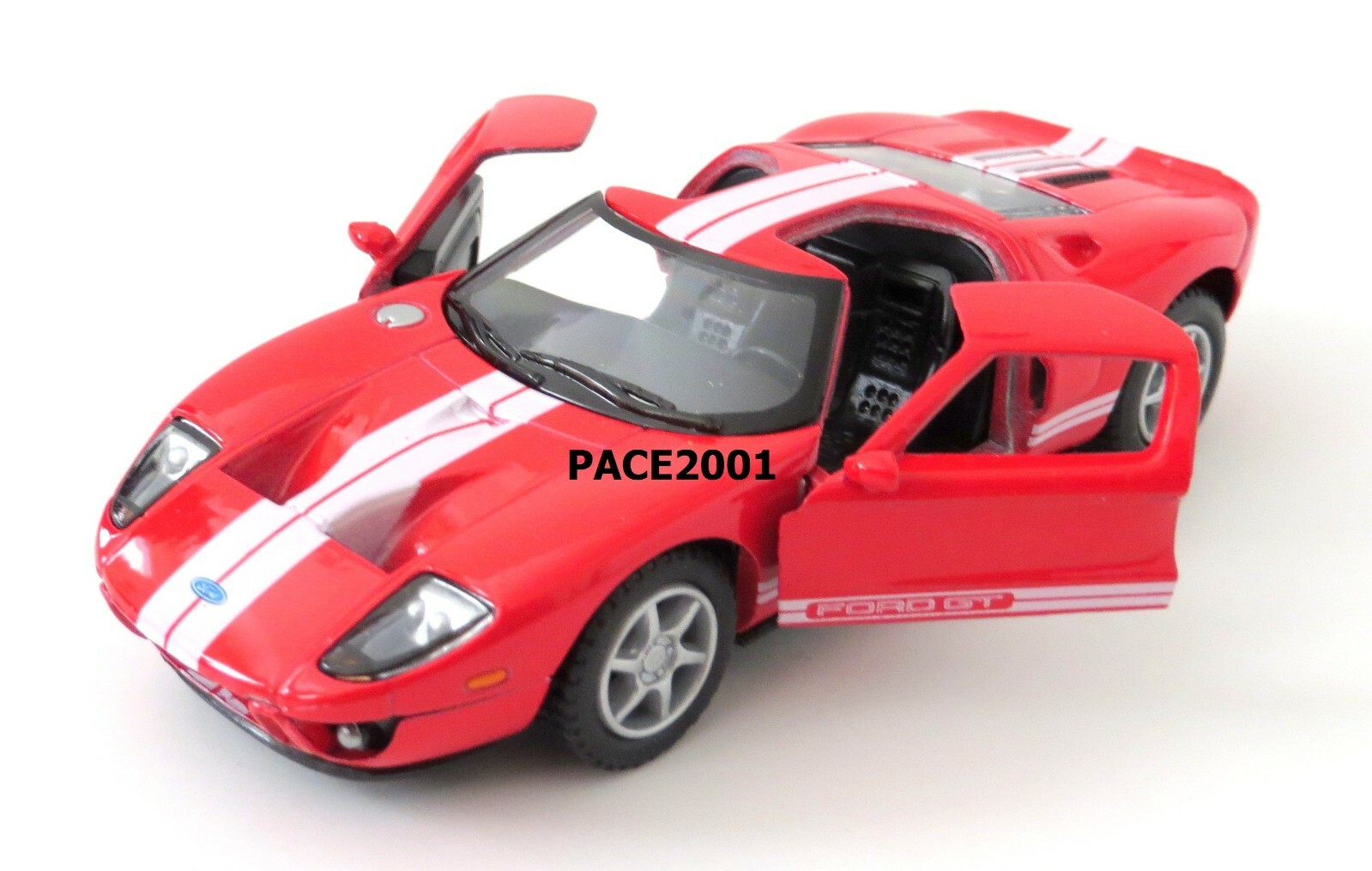 Set of 4 Kinsmart 1/36 Scale 2006 Ford GT with Pullback Action