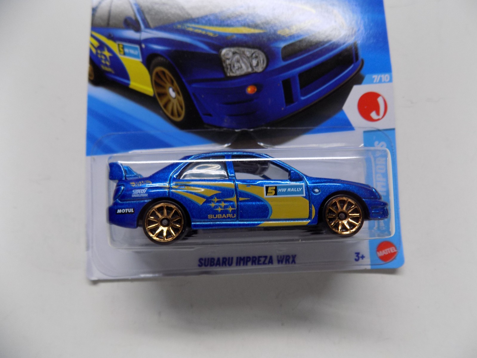 Hot Wheels – 2026 SERIES CAR – BLUE SUBARU IMPREZA WRX