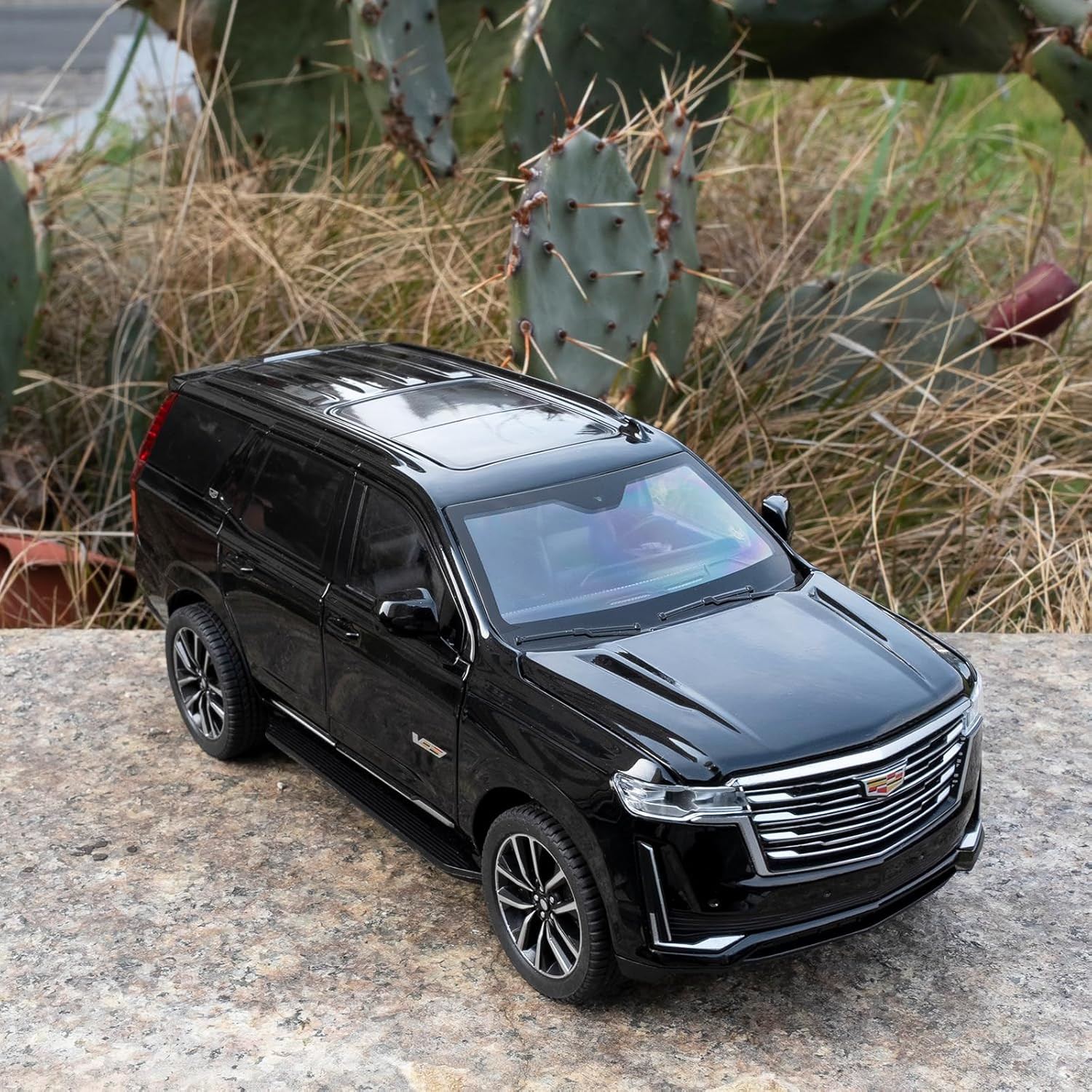 Toy Car Compatible for 1:24 Escalade SUV Model Car, Alloy Pull Back Diecast Coll