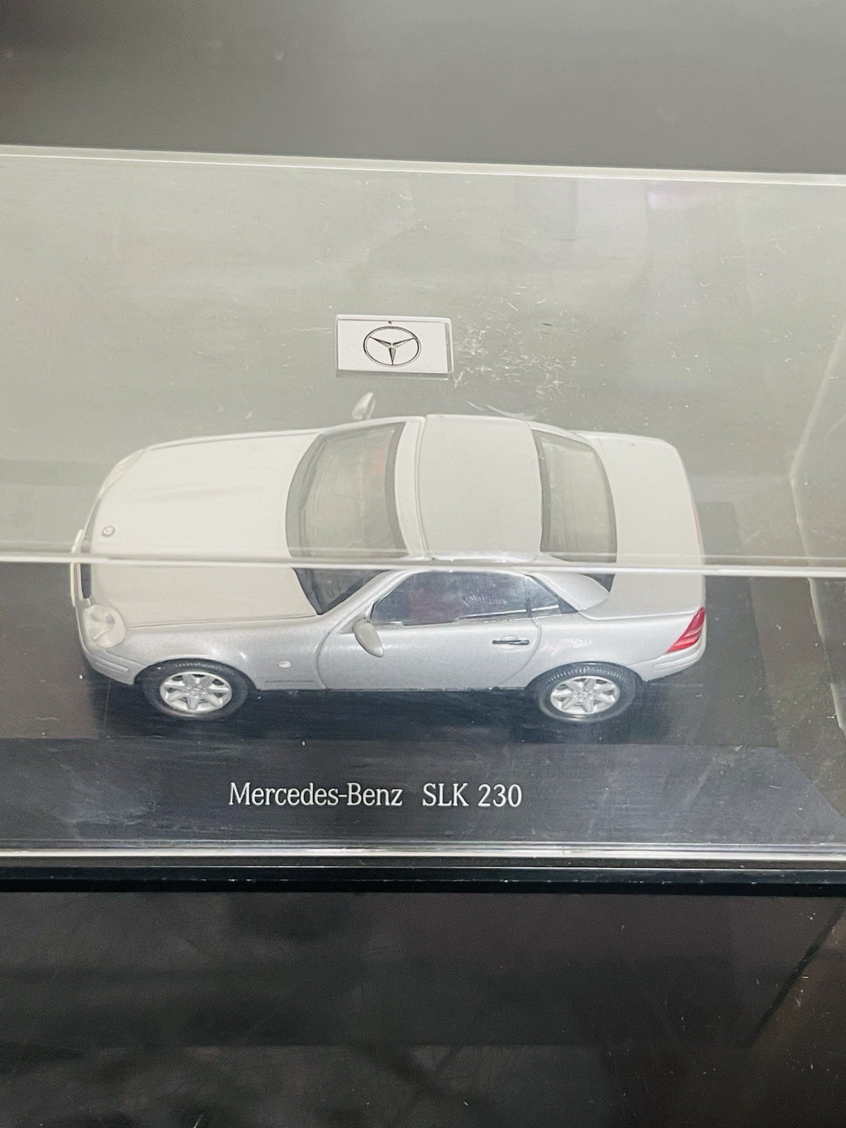 Herpa 1/43 Mercedes Benz SLK 230 Die Cast Grey With Hard Top Dealer Edition