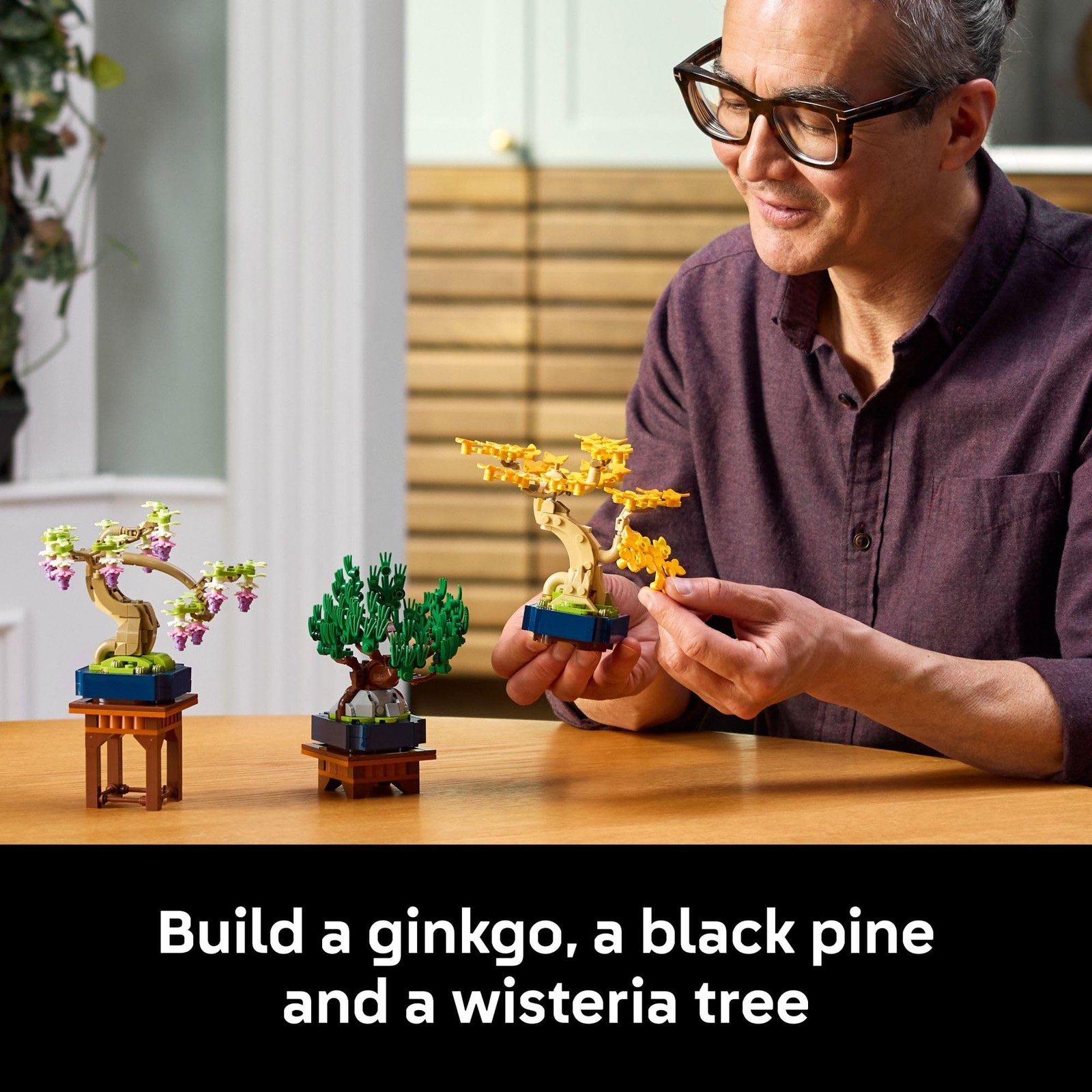 LEGO Botanicals Mini Bonsai Trees Building Set – Artificial Bonsai Tree Building