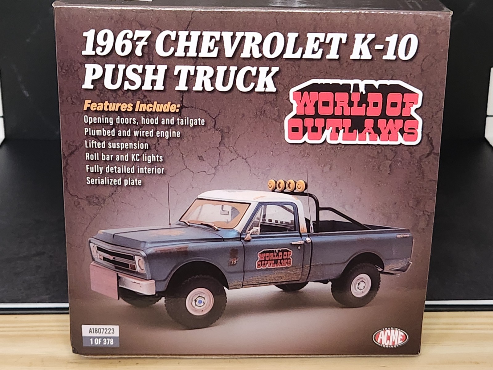 1/18 ACME 1967 Chevy K-10 Push Truck Pick Up Truck-A1807223