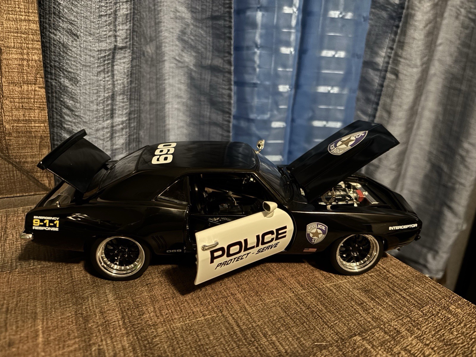GMP Scale 1/18 1969 Chevrolet Camaro Street Fighter Police Interceptor #241 READ