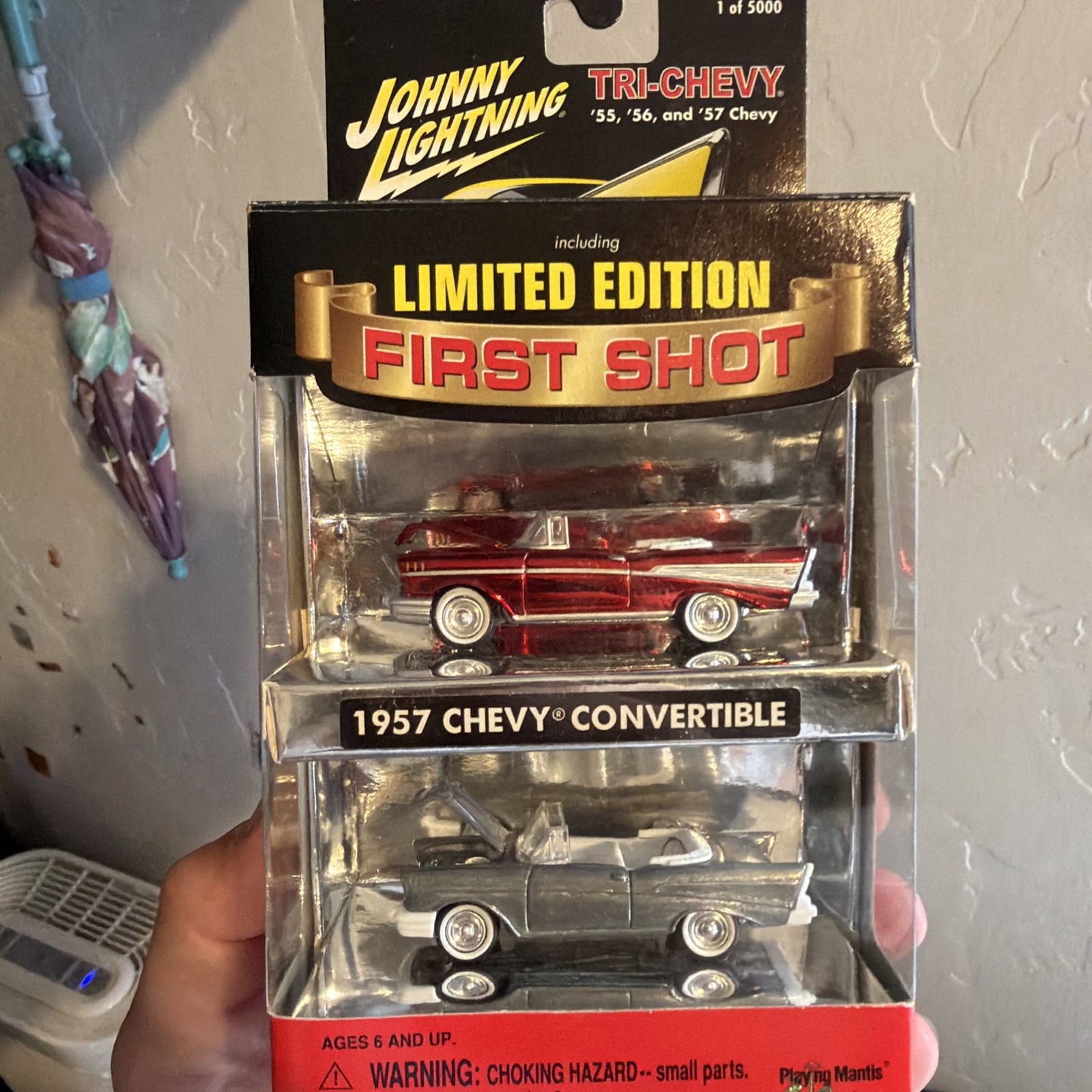 1957🏆Chevy Bel Air🏆Convertible First Shot 1/64 Diecast Limited Edition