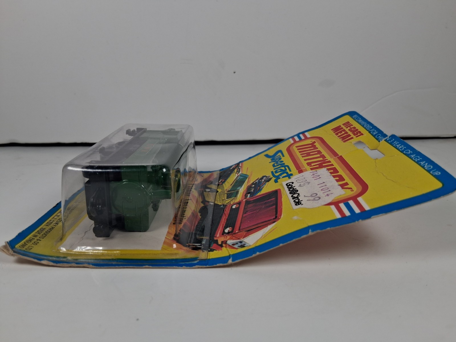 1979 Matchbox Lesney Superfast Pannier Locomotive #47 on Card