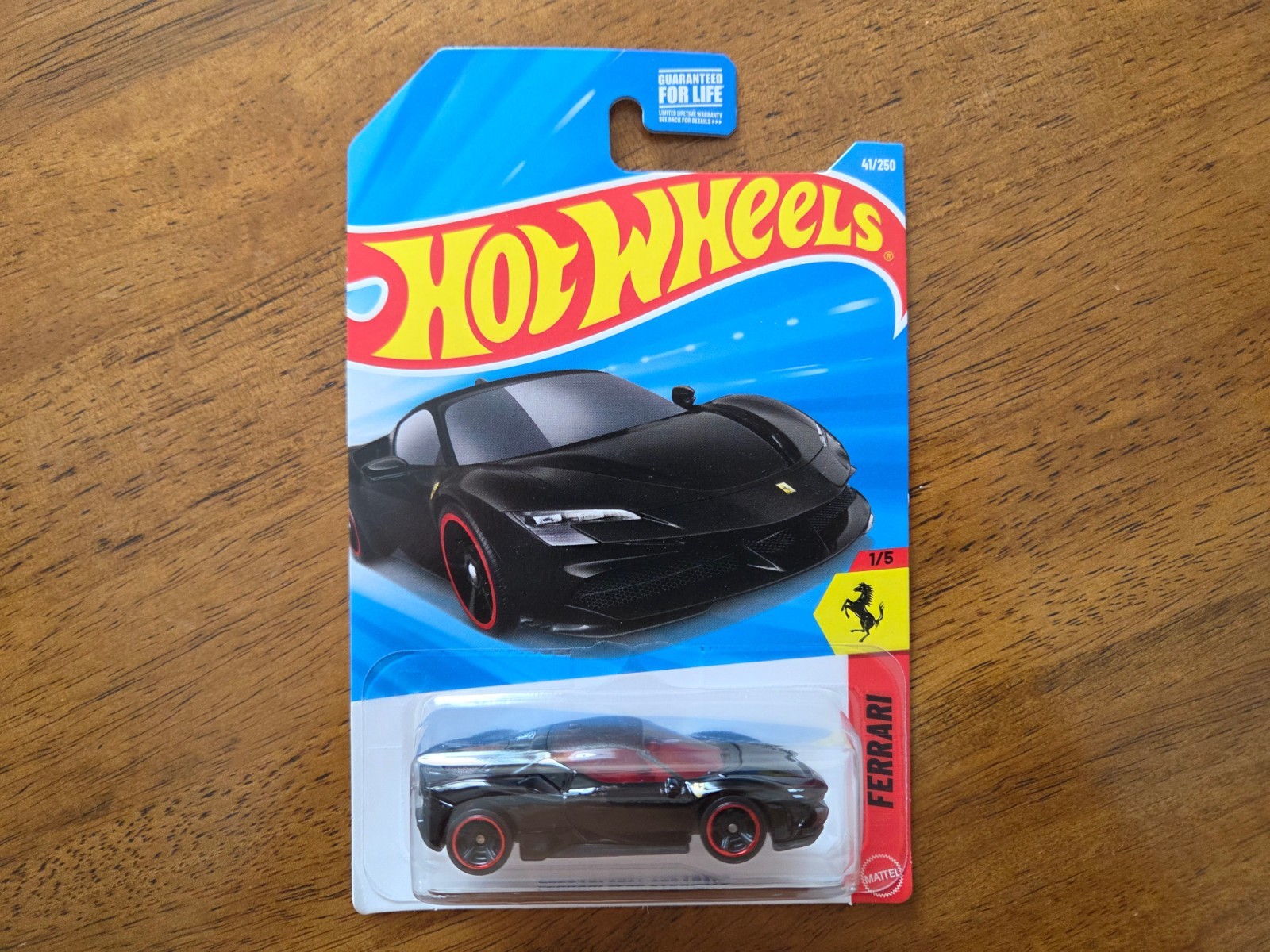 Hot Wheels FERRARI 1/5 Ferrari SF90 Stradale 41/250 (Black)