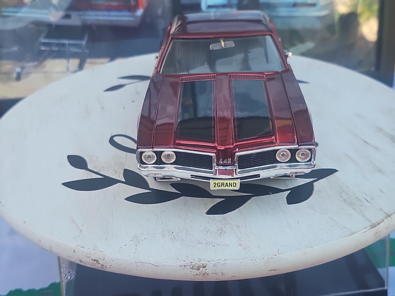 ERTL American Muscle 2 GRAND Series Diecast 1969 Olds 442 W-30 Red W/ Black 1/18