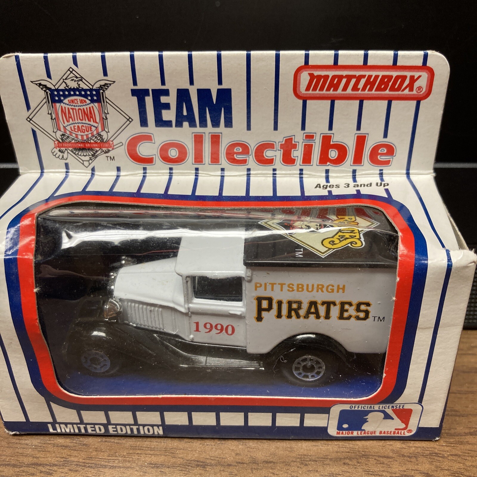 Matchbox Team Collectible Limited Edition. 1990 Pittsburgh Pirates Age 3 and up