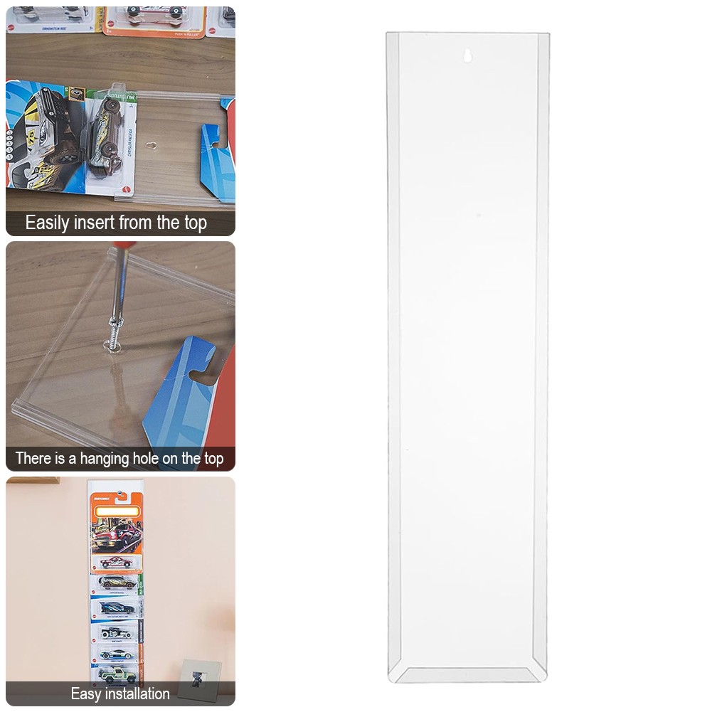 Clear Model Car Display Case For 1/64 Scale Packaged Diecast Blister Organizer