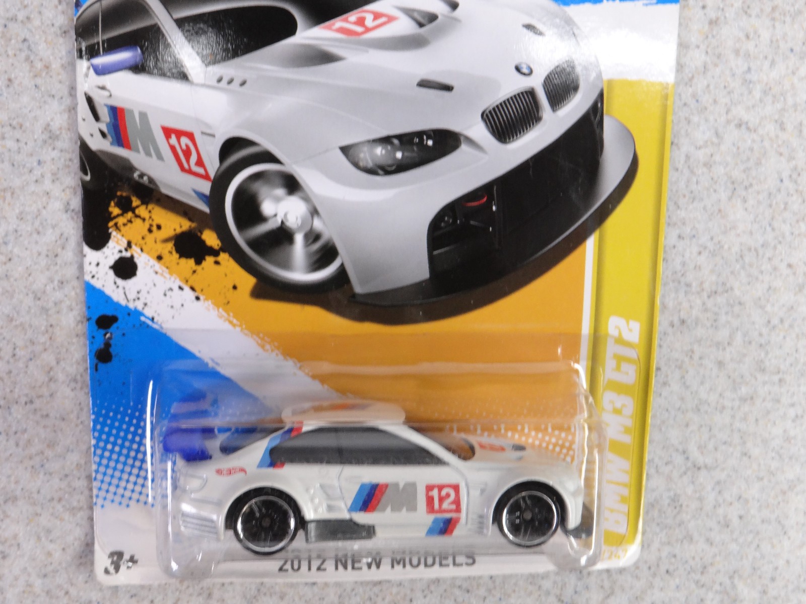 Hot Wheels 2012 New Models BMW M3 GT2 White 1:64 Diecast Car Unopened Box