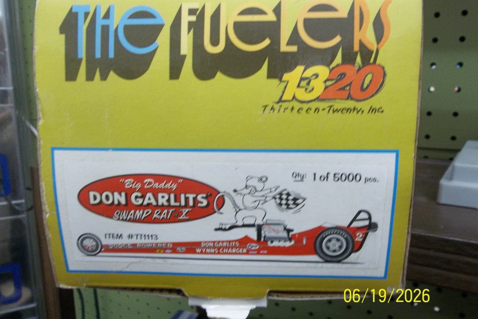 The Fuelers 1320 1/24 Diecast Don Garlits TT1113 Vintage Highly Detailed Rail