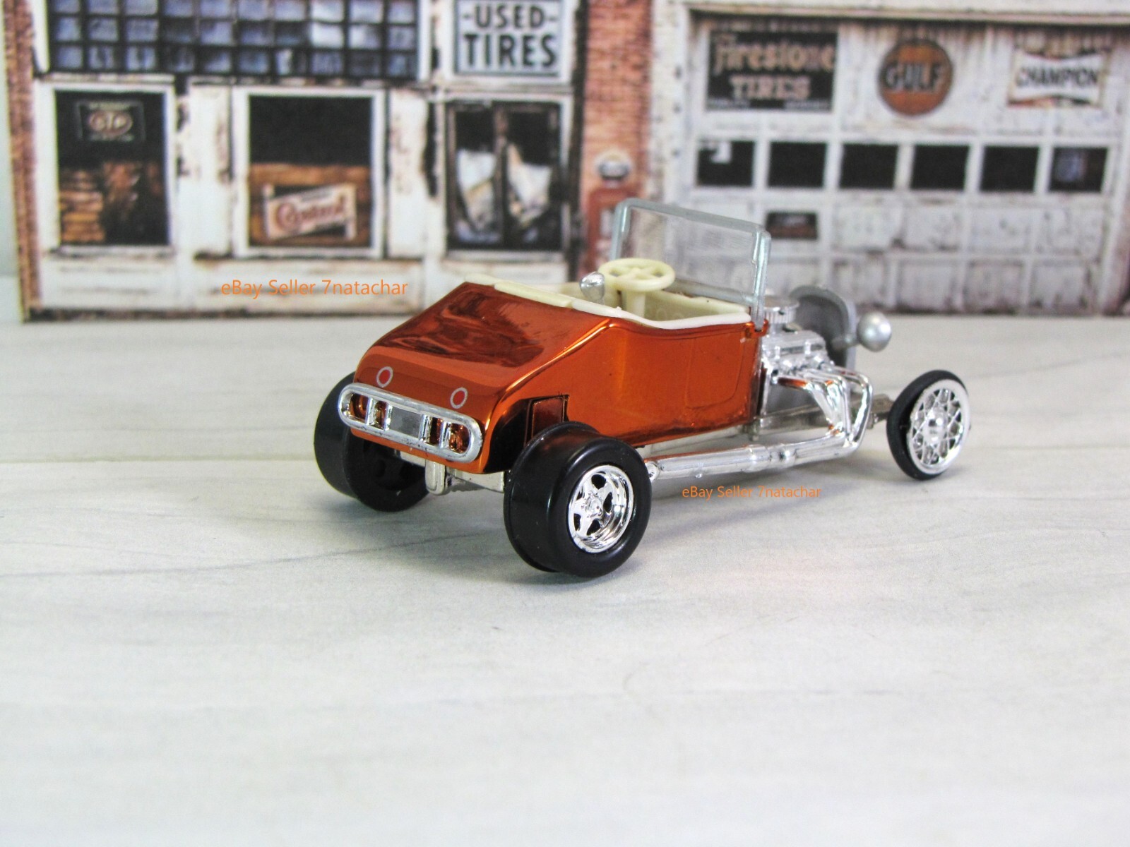 1927 27 Ford Model T Bucket Roadster V8 Street Hot Rod 1/64 Scale Limited Ed